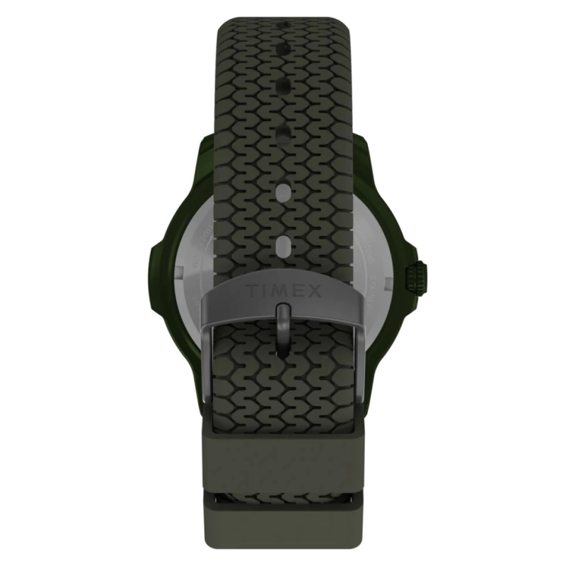 Timex Expedition Timber TW4B34700 - zielony, gumowy pasek z zapięciem na klamrę
