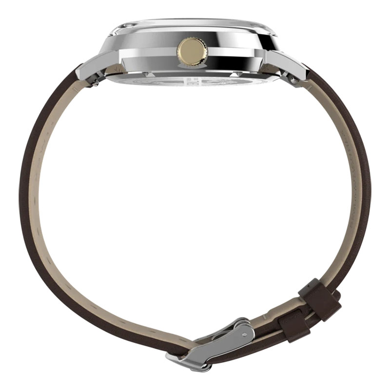 Timex Marlin GMT TW2Y84200 - profil koperty oraz skórzanego paska