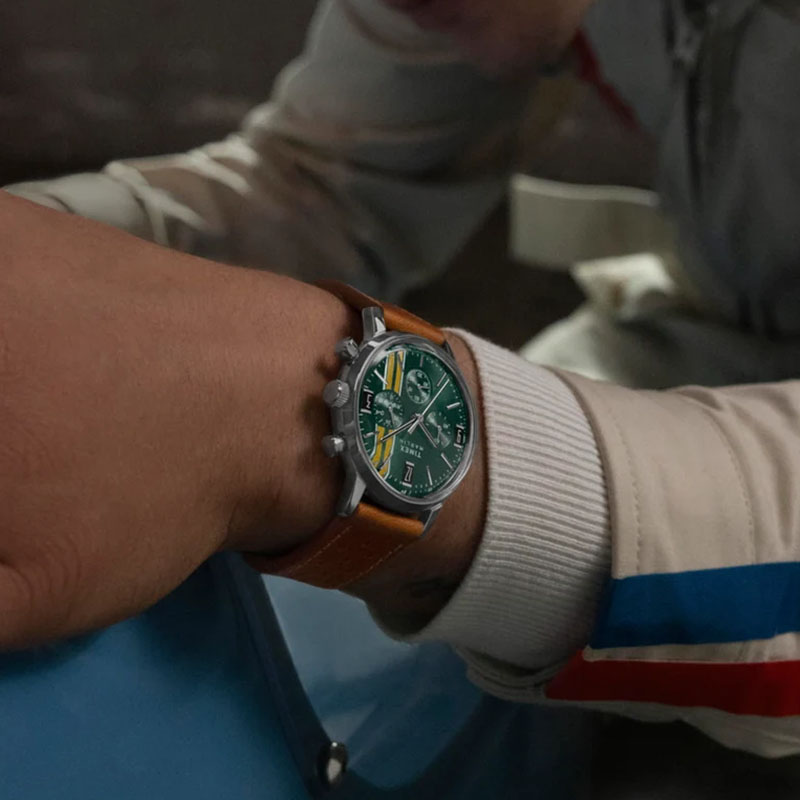 Timex Marlin Chronograph TW2W99100 - sportowo elegancki zegarek na pasku na nadgarstku