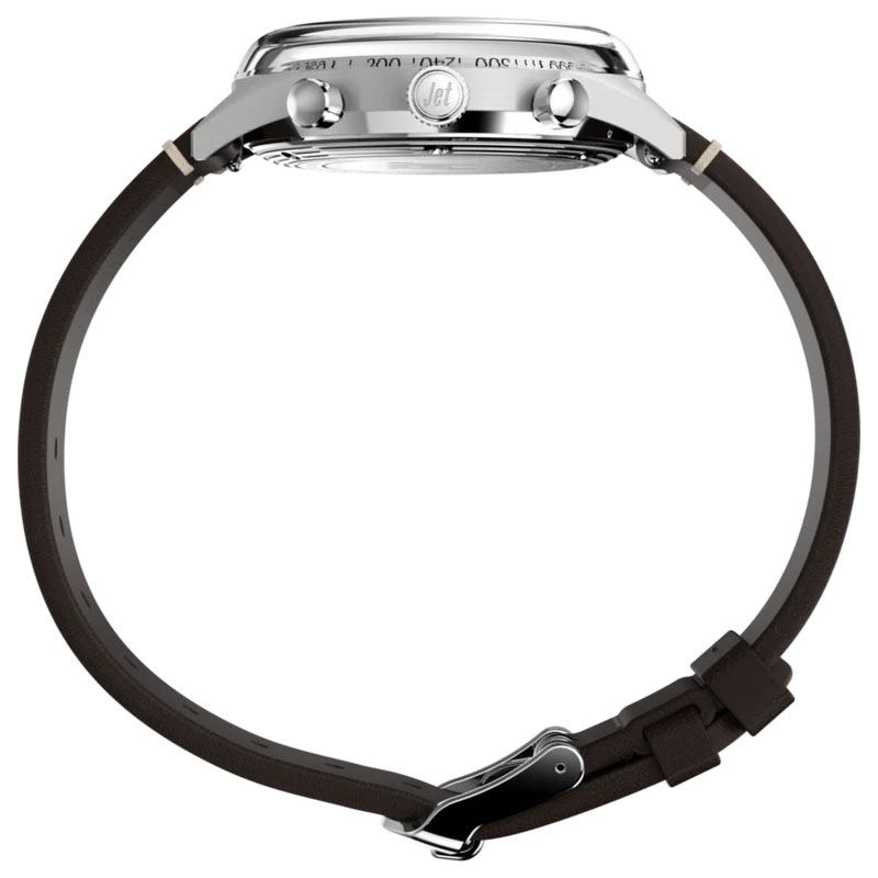 Timex Marlin Jet Chronograph TW2Y24700 - profil koperty oraz skórzanego paska