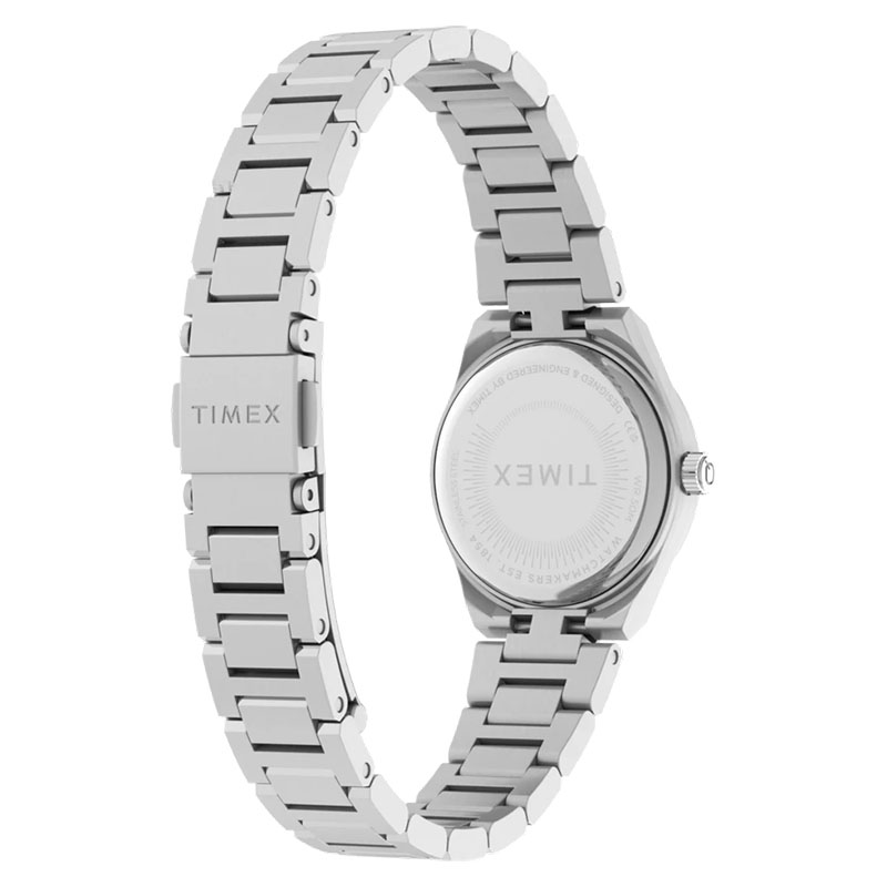 Timex Q Timex Continental Mini TW2Y68500 - tył zegarka z widocznym pełnym deklem