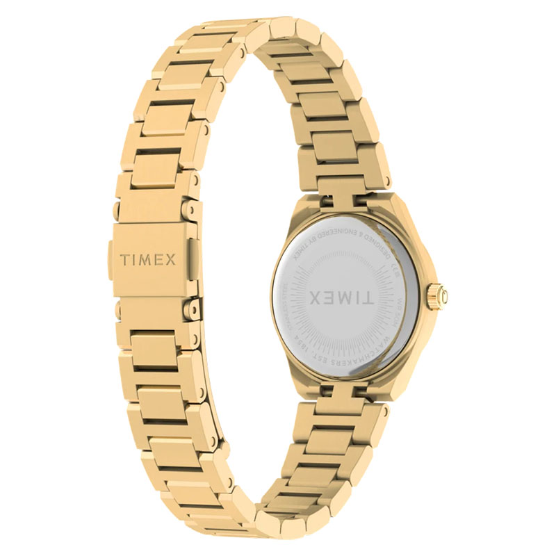 Timex Q Timex Continental Mini TW2Y68300 - tył zegarka z widocznym pełnym deklem