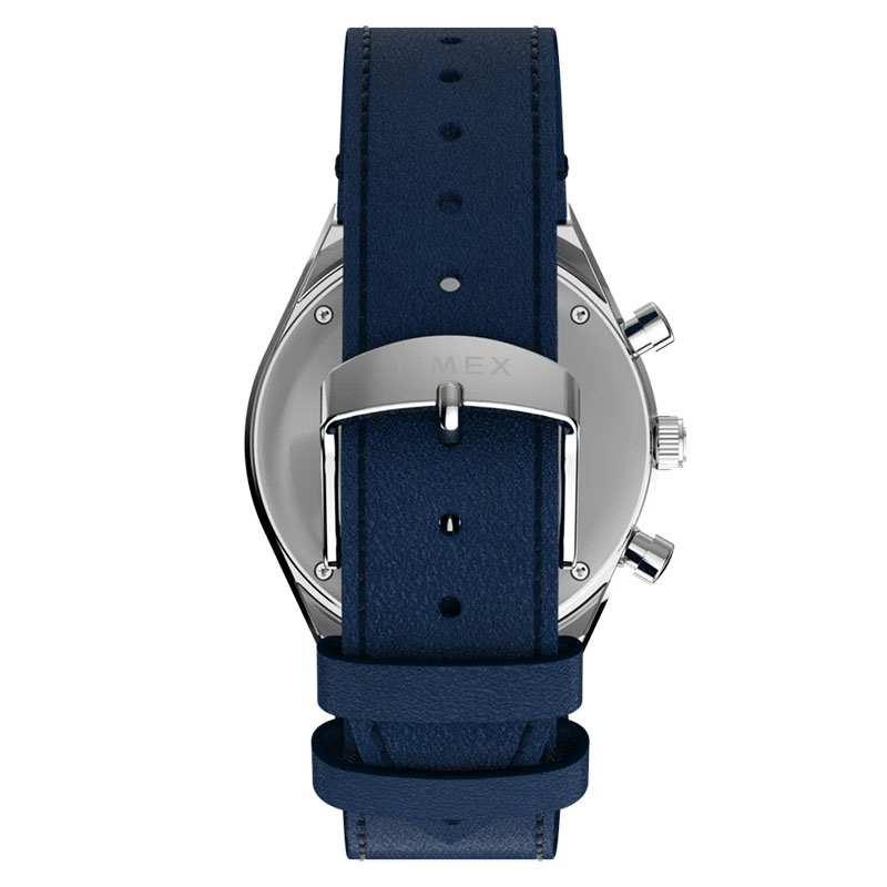 Timex Q Timex Chronograph TW2Y36100 - skórzany pasek z zapięciem na klamrę