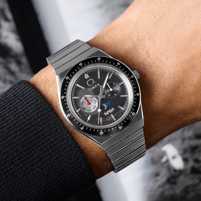Timex Q Timex Nasa TW2Y56700 - zegarek na nadgarstku