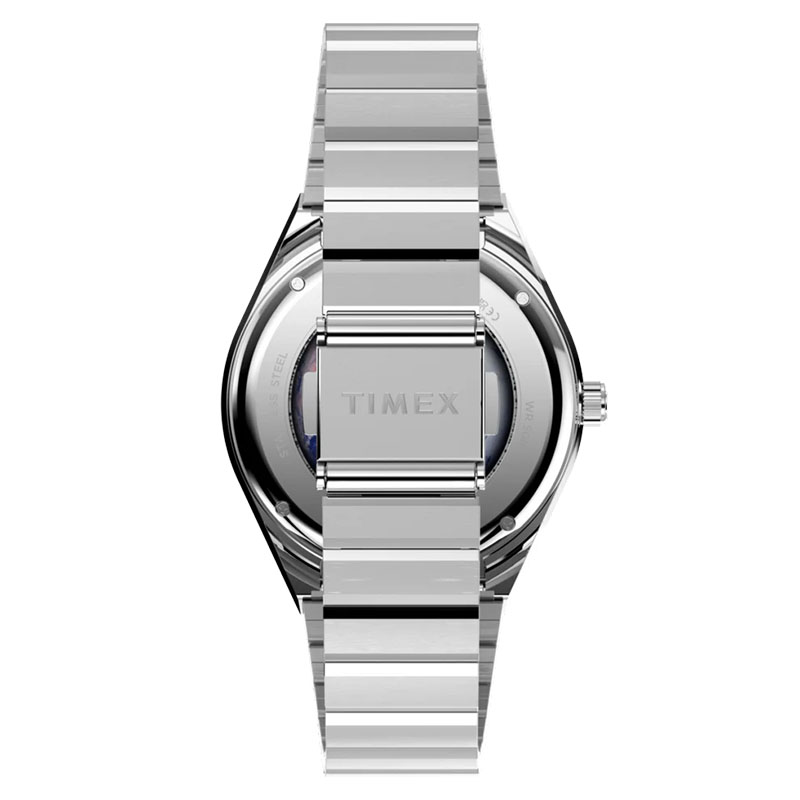 Timex Q Timex Nasa TW2Y56700 - stalowa bransoleta z zapięciem motylkowym