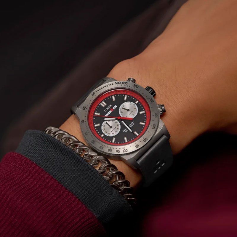 Timex Ironman Challenger Chronograph TW2Y01900 - sportowy zegarek na nadgarstku