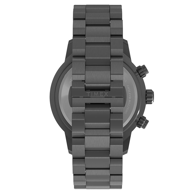 Timex Ironman Challenger Chronograph TW2Y02000 - stalowa bransoleta z zapięciem motylkowym