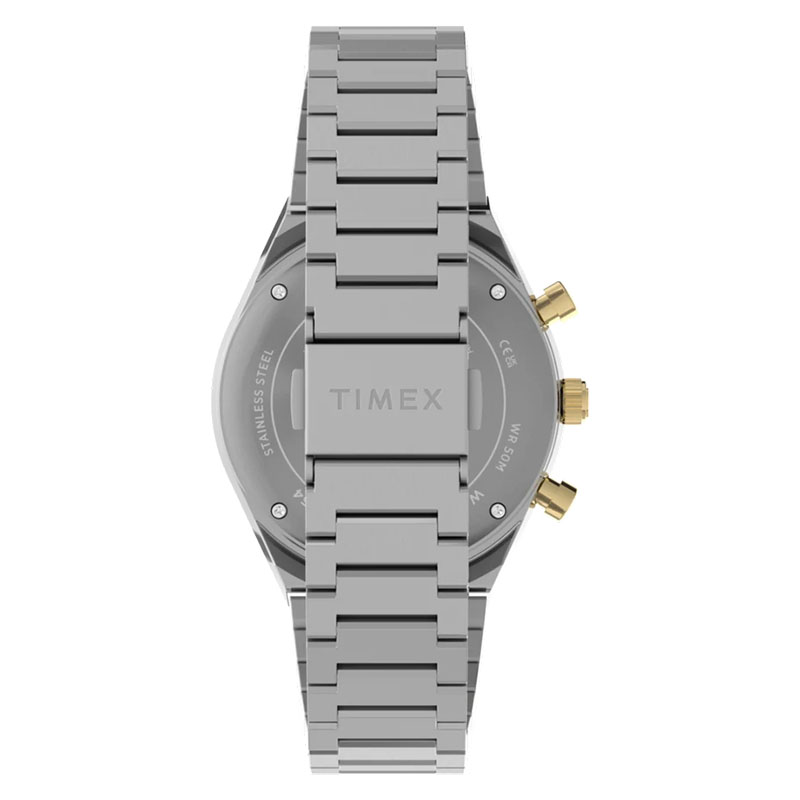 Timex Harry Potter x Q Timex Time Turner Chronograph TW2Y75900 - stalowa bransoleta z zapięciem motylkowm