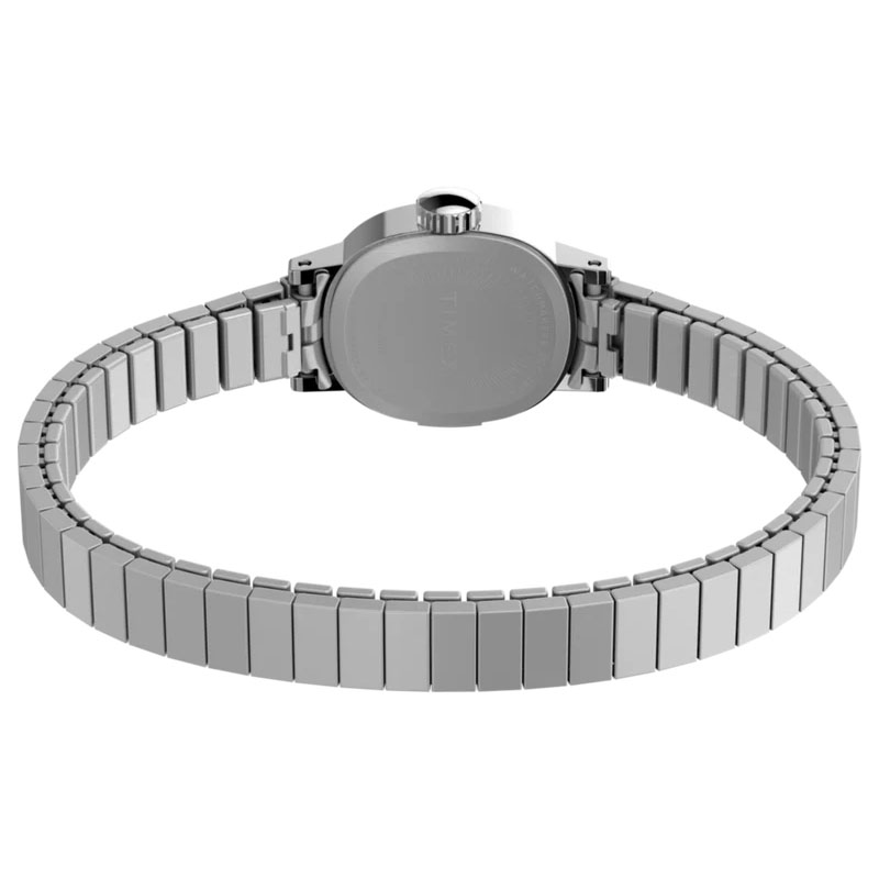 Timex Cavatina Mini TW2Y47300 - tył zegarka z widocznym deklem i bransoletą