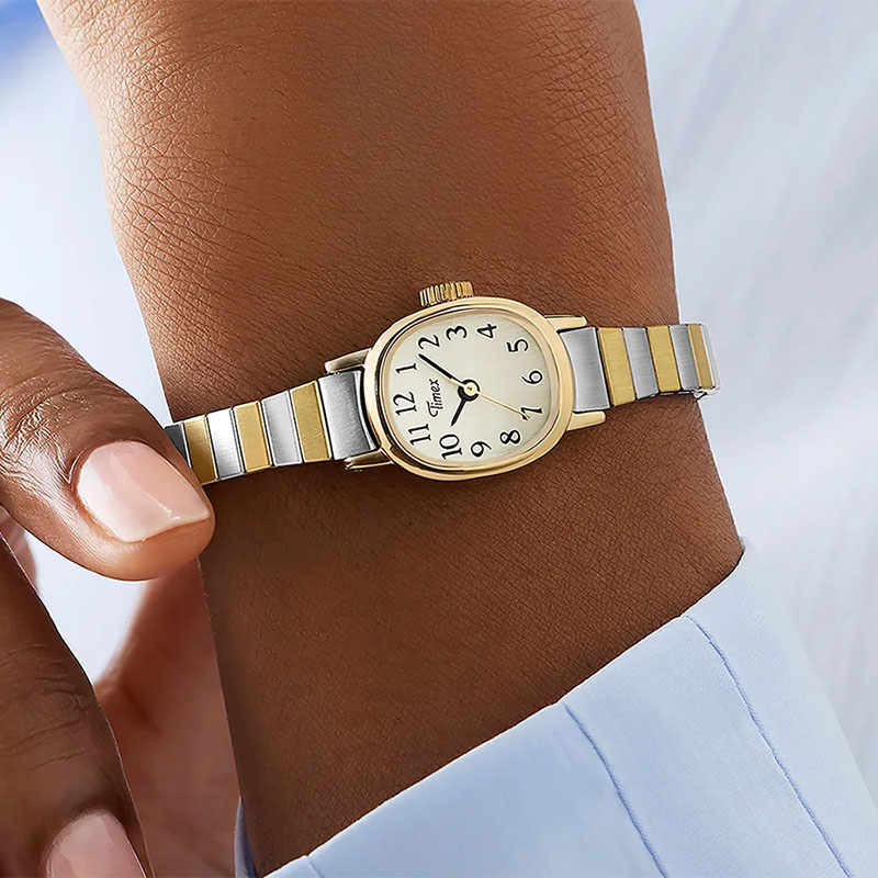 Timex Cavatina Mini TW2Y66900 - elegancki zegarek damski na nadgarstku