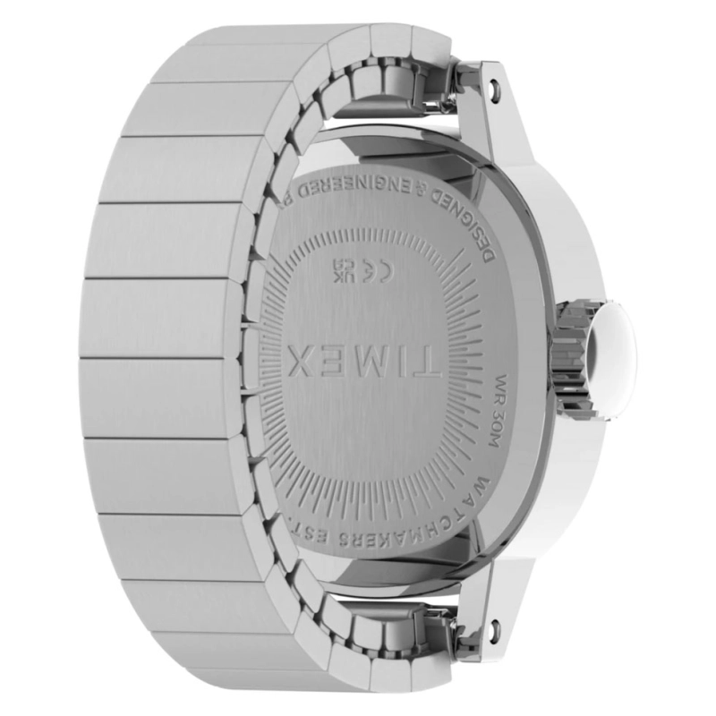Timex Cavatina Mini Ring TW2Y70700 - tył zegarka z widocznym deklem i bransoletą