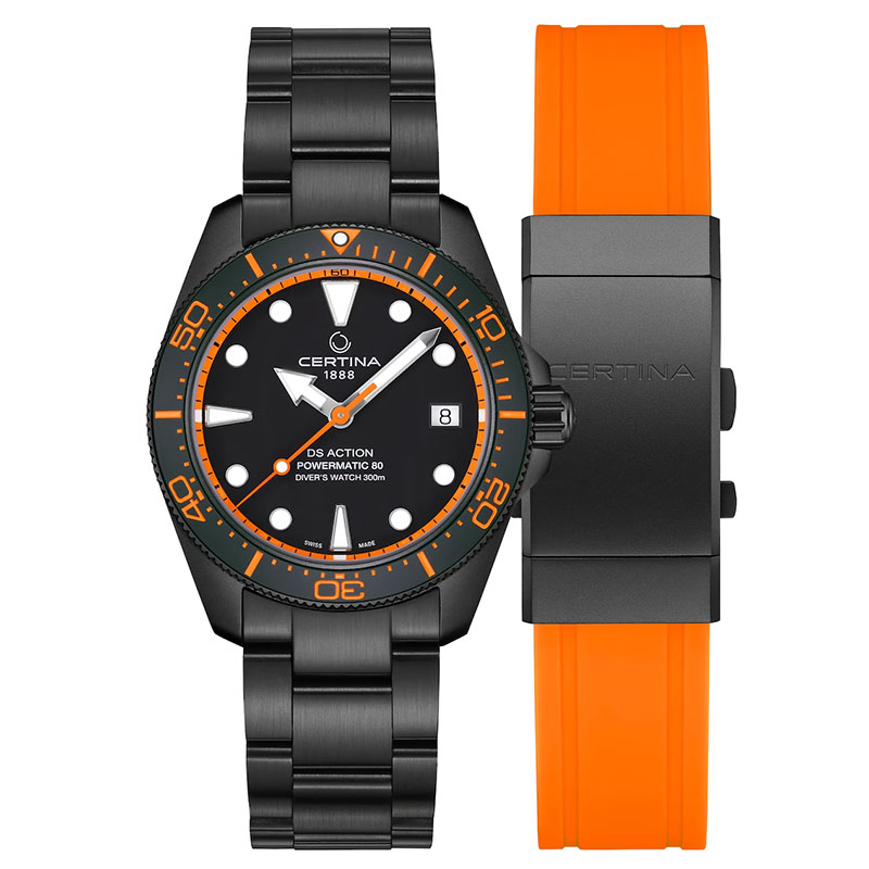 Certina DS Action Diver 38mm Powermatic 80 C048.807.33.051.02