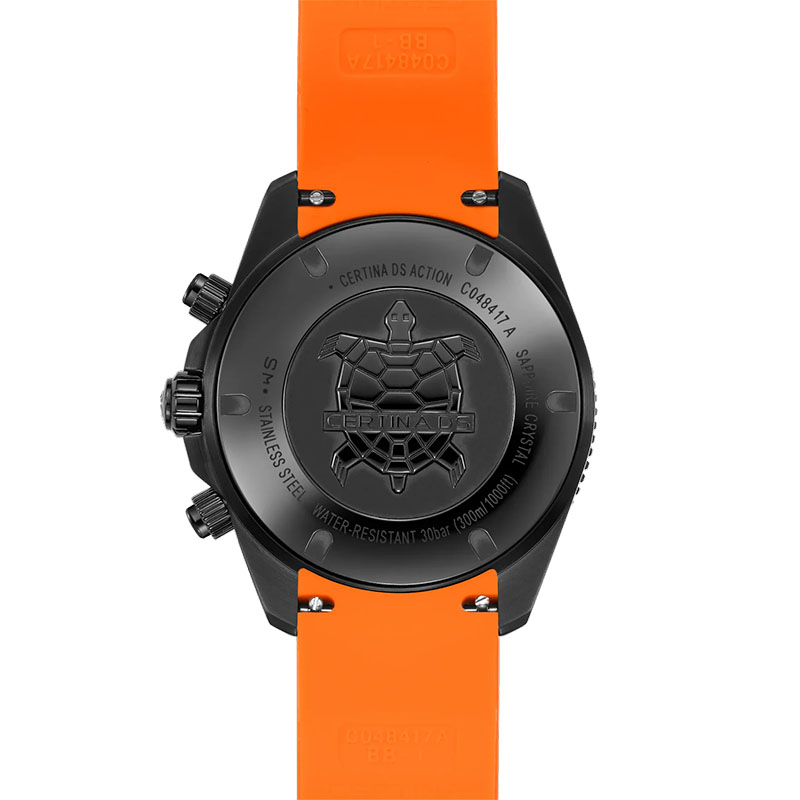 Certina DS Action Chrono C048.417.37.051.03 - pełny i zakręcany dekiel