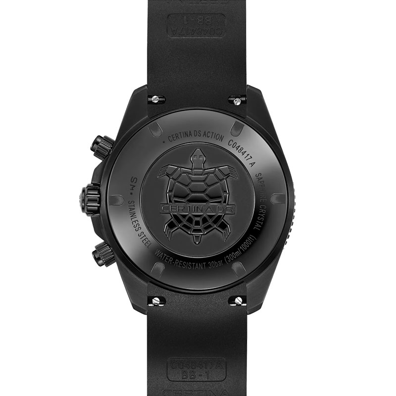 Certina DS Action Chrono C048.417.37.051.01 - pełny i zakręcany dekiel