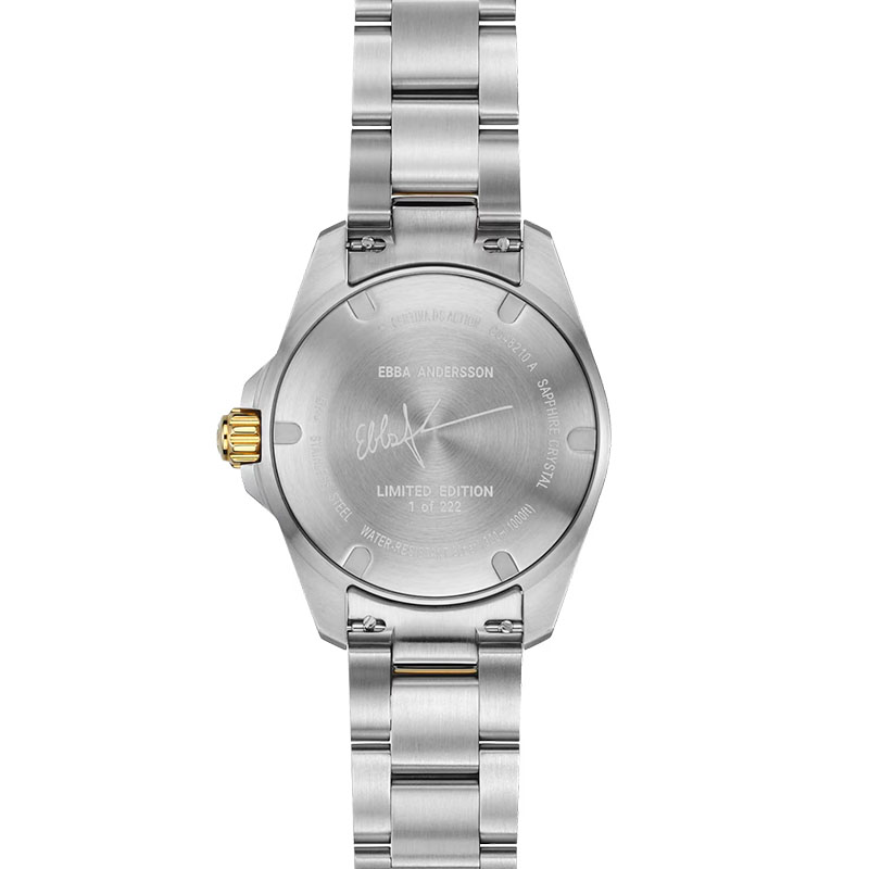 Certina DS Action Ebba Andersson Limited Edition C048.210.22.031.10 - ozdobiony autografem mistrzyni stalowy dekiel