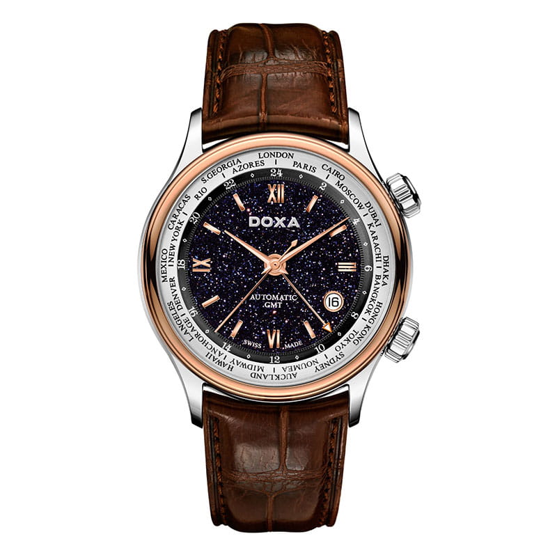 Zegarek męski Doxa Blue Planet D181RBU Limited Edition Twoje Zegarki