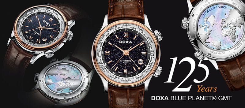 Zegarek męski Doxa Blue Planet D181RBU Limited Edition Twoje Zegarki
