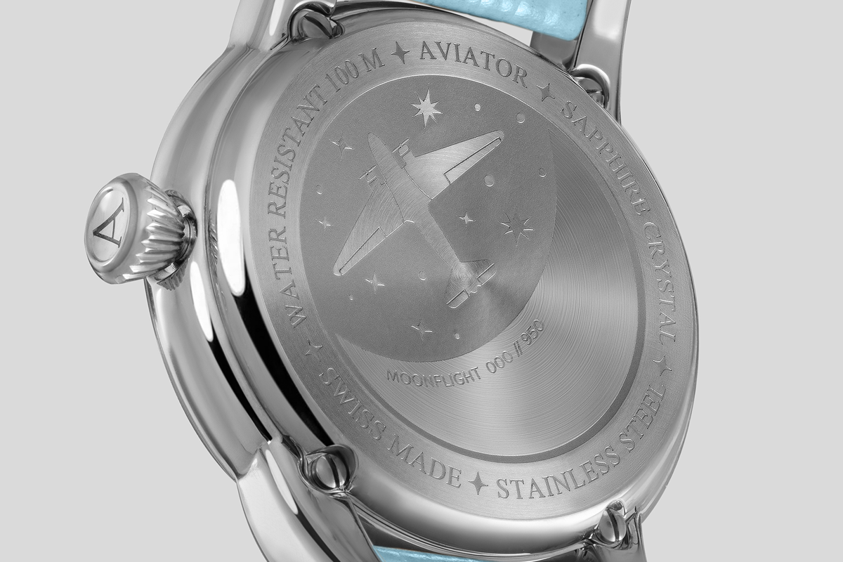 Dekiel Aviator Moonflight z indywidualnym numerem edycji limitowanej