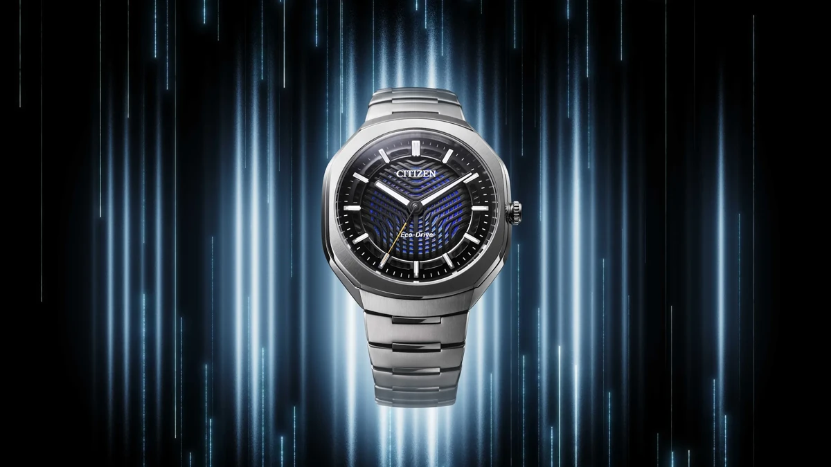 Citizen Eco-Drive Photon BJ6560-53W, limitowana edycja na 50-lecie Eco-Drive, Super Titanium, szczelinowa tarcza